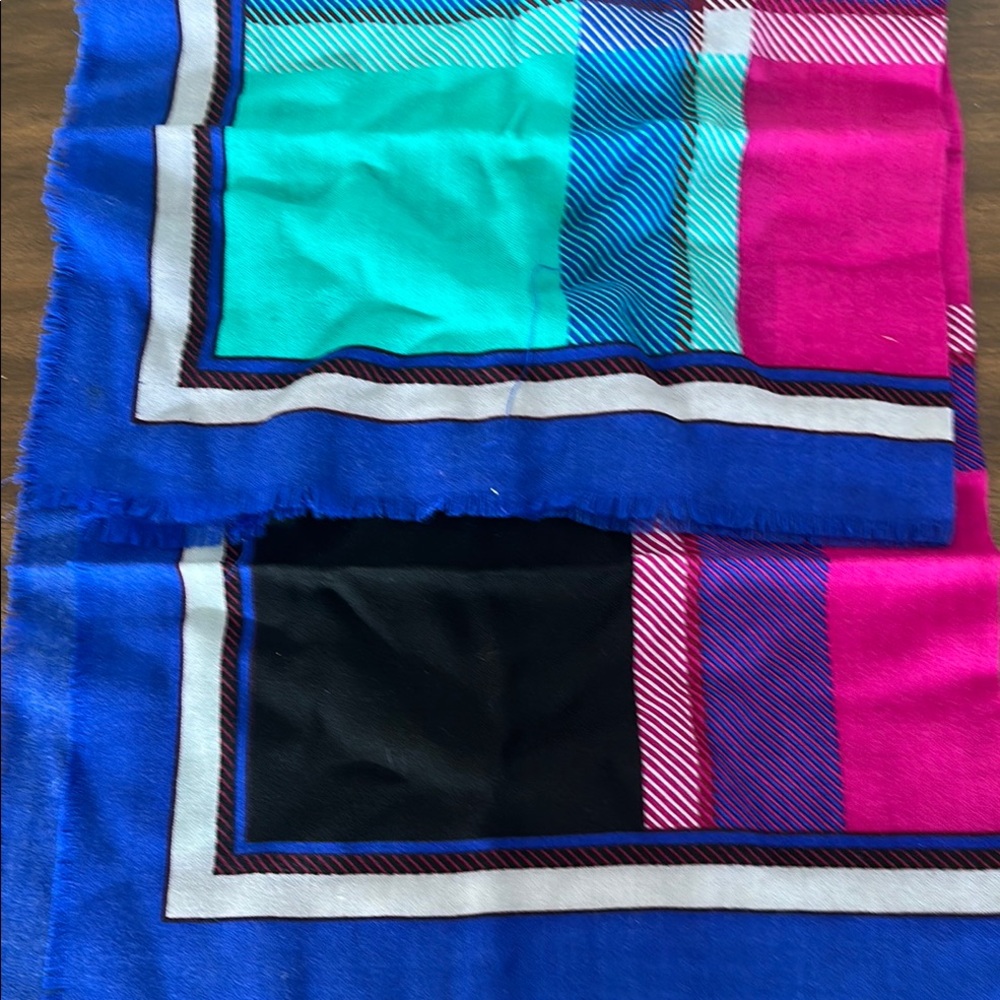 Colorful Geometric Scarf